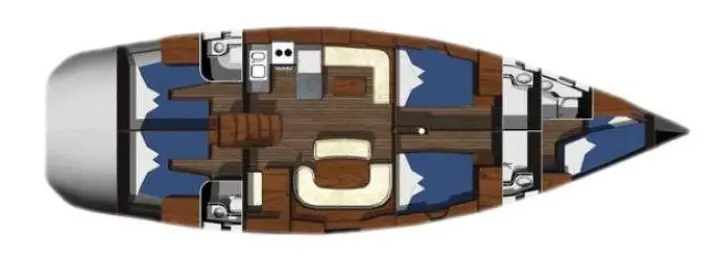 Ocean Star 58.4 - 5 cabins - Interior