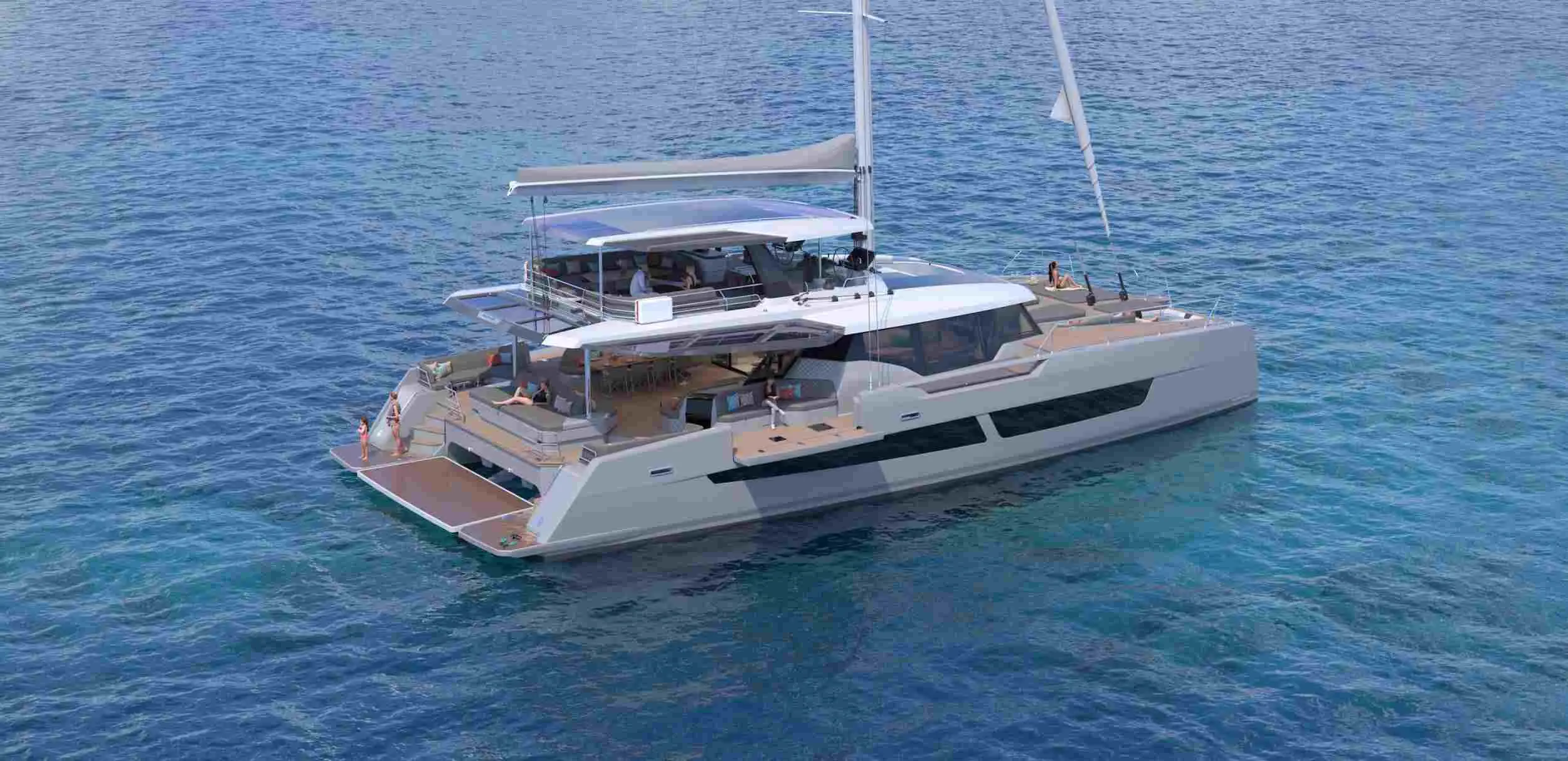 Aloia 80 | Fountaine Pajot Thira 80 S | 5-Cabin Luxury Catamaran | Athens Charter | Booktheboat 