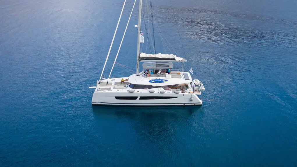 Allure | Fountaine Pajot Samana 59 | 5-Cabin Luxury Catamaran | Athens Charter | Booktheboat 