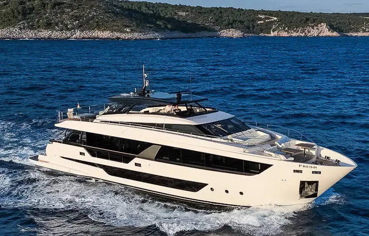 Nauli | Ferretti 1000 | 5-Cabin Luxury Motor Yacht | Ibiza Charter | Booktheboat 
