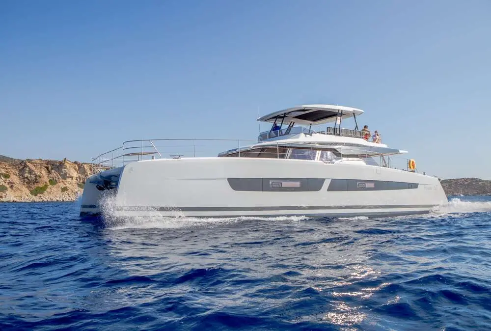 Majesty Of Greece | Fountaine Pajot Power 67 | 5-Cabin Luxury Power Catamaran | Greece Charter | Booktheboat 