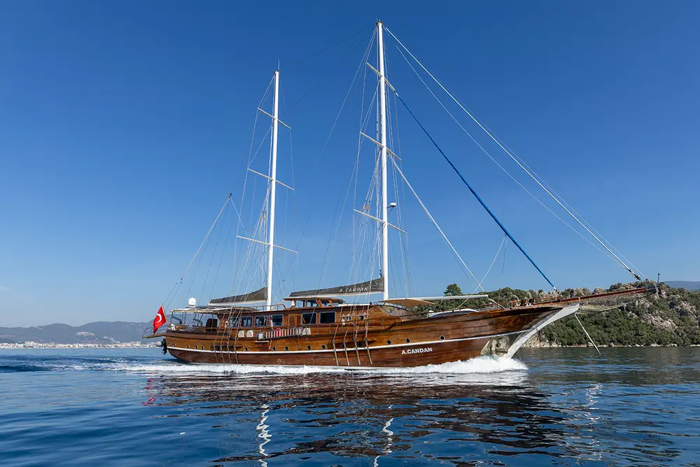 A.Candan | 8-Cabin Luxury Gulet | Marmaris Charter | Booktheboat