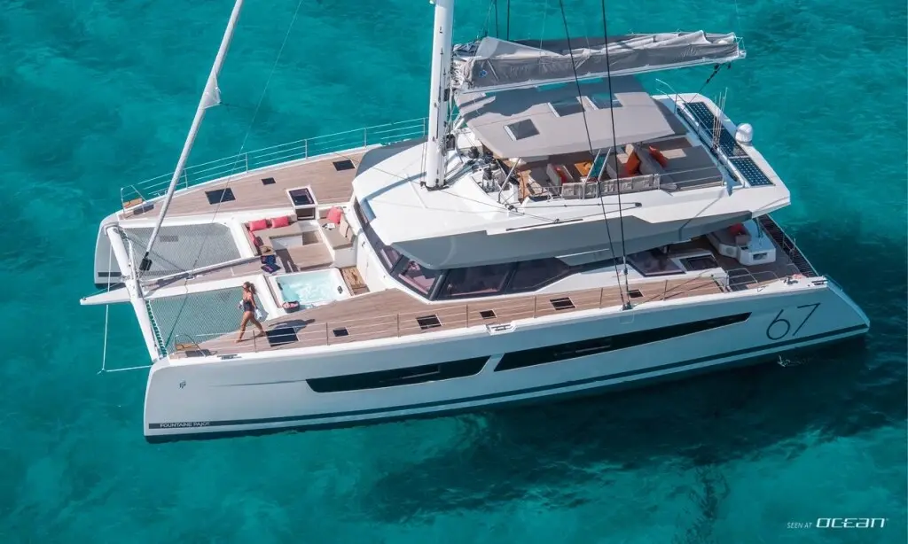 Dolly | Fountaine Pajot Alegria 67 | 5-Cabin Luxury Catamaran | Lavrion Charter | Booktheboat 