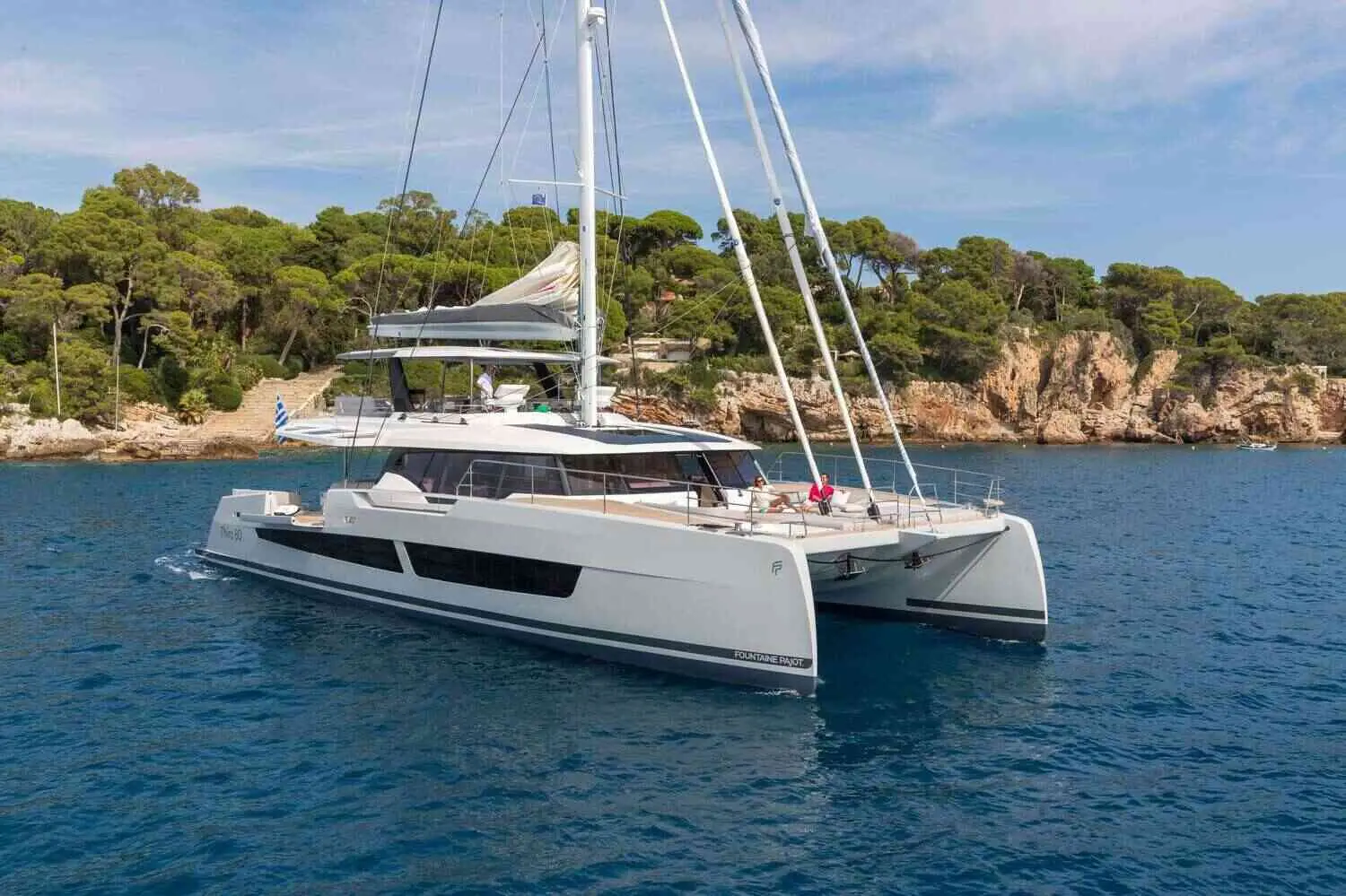 Sol Madinina | Fountaine Pajot Thira 80 | 5-Cabin Luxury Catamaran | Athens Charter | Booktheboat 