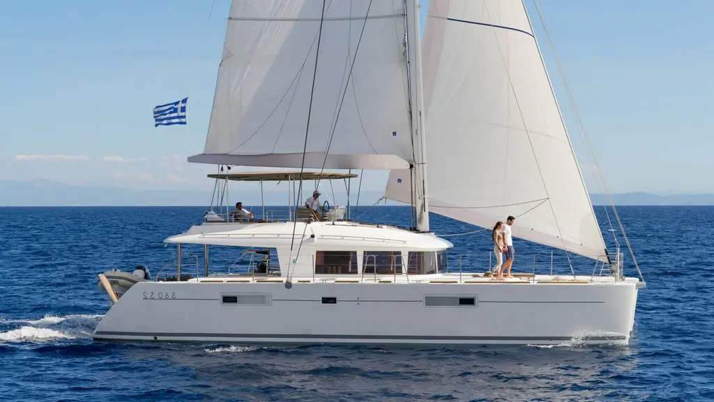 Moya | Lagoon 560 | 5-Cabin Luxury Catamaran | Greece Charter | Booktheboat 