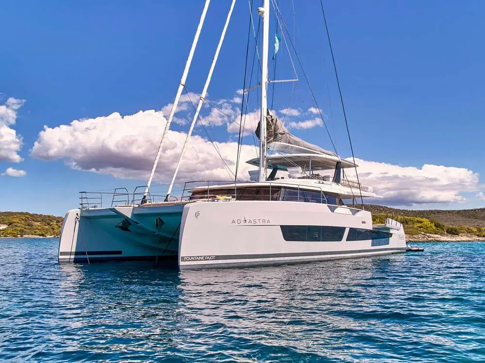 Ad Astra | Fountaine Pajot Thira 80 | 5-Cabin Luxury Catamaran | Lavrion Charter | Booktheboat 