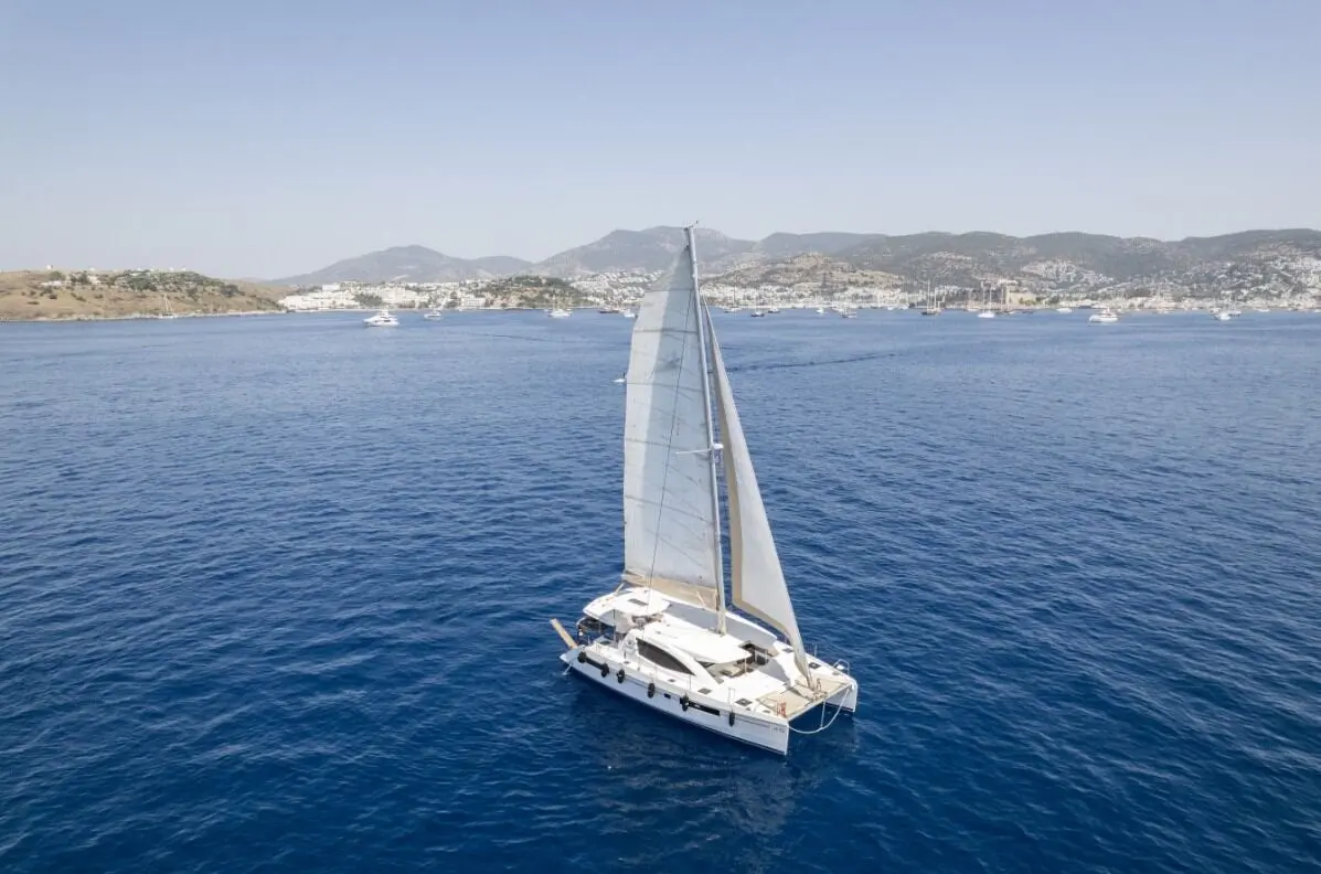 Monaco | Leopard 48 | 3-Cabin Luxurious Catamaran | Bodrum Charter | Booktheboat 