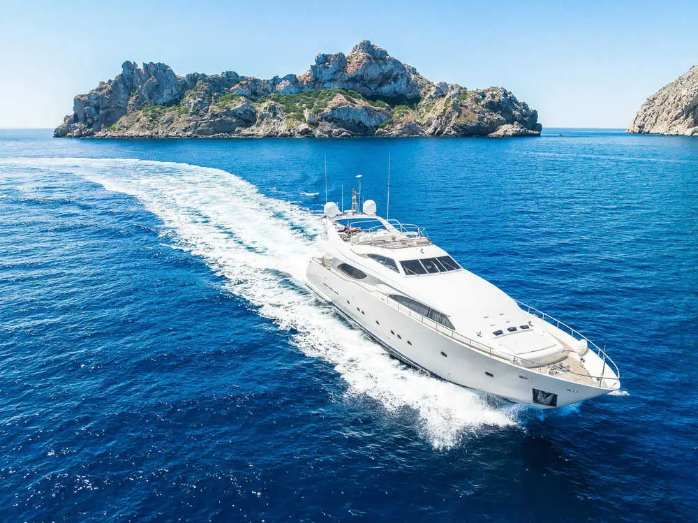 Yolo Too | Ferretti 94 | 4-Cabin Luxury Motor Yacht | Ibiza Charter | Booktheboat 