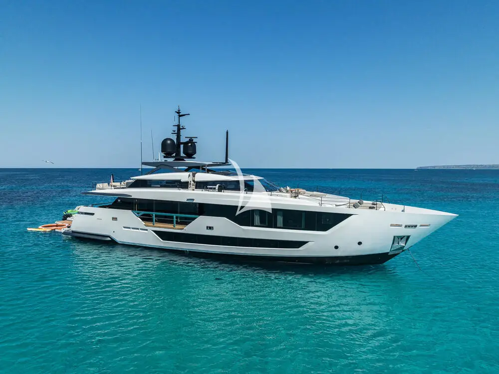 Alvium | Ferretti Custom Line 106 | 4-Cabin Luxury Motor Yacht | Ibiza Charter | Booktheboat 
